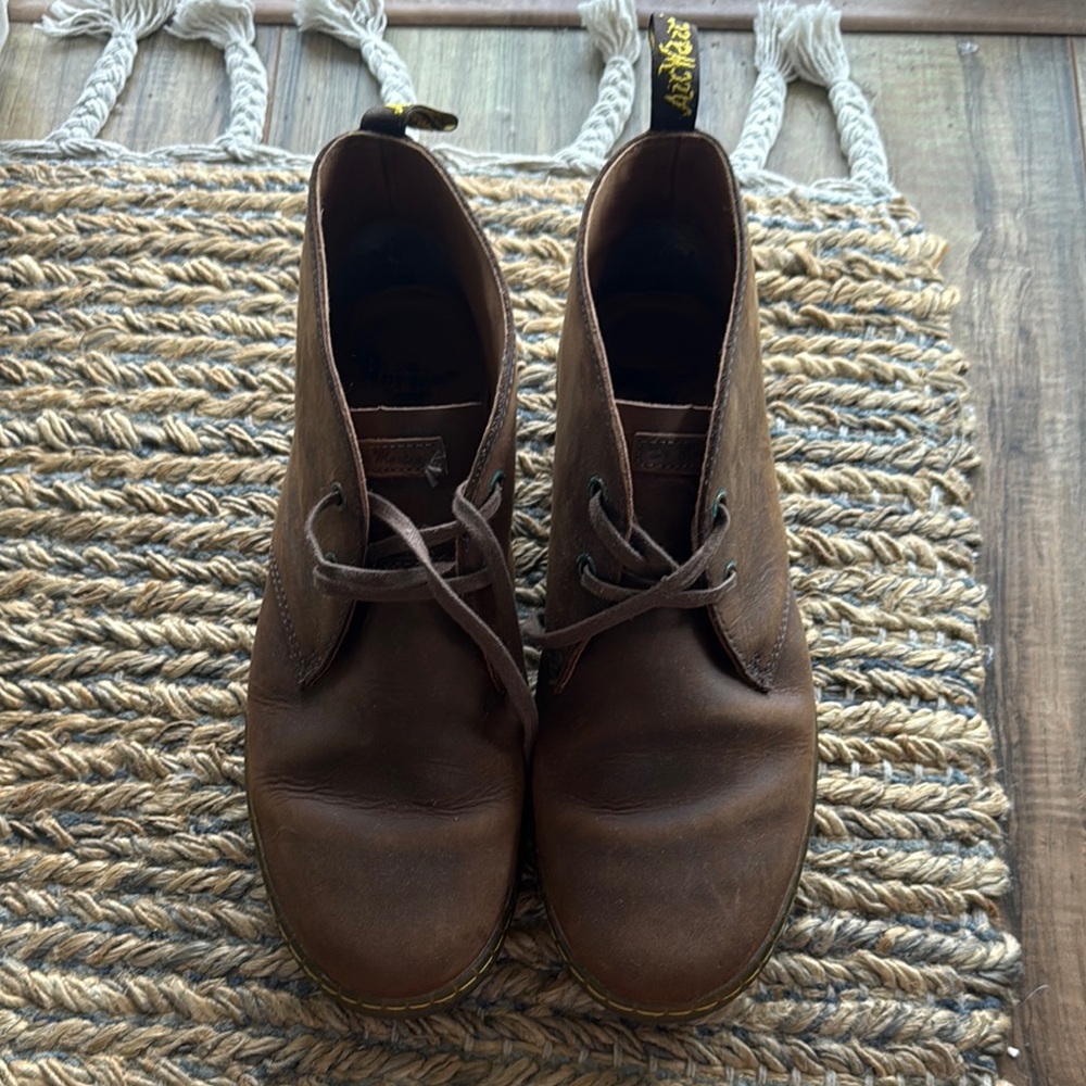 Dr. Martens Men’s Brown Leather Desert Boots
